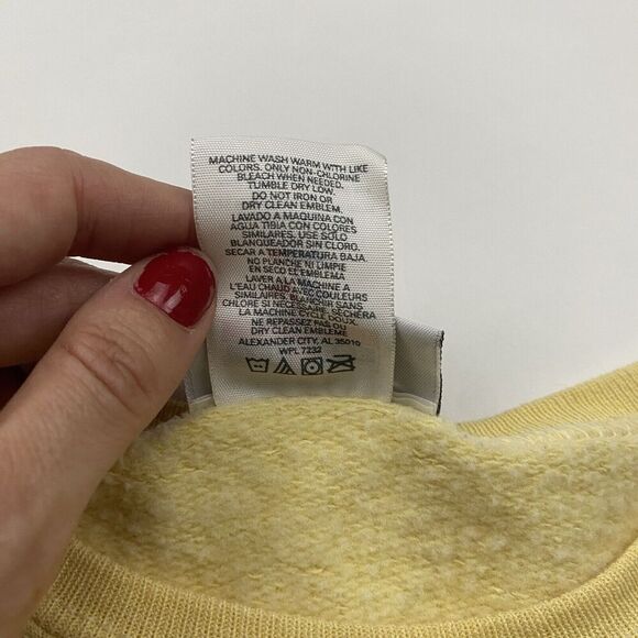 VTG BRINDAR LPGA International Golf Yellow Crewneck Pullover Sweatshirt Sz M - Picture 10 of 12